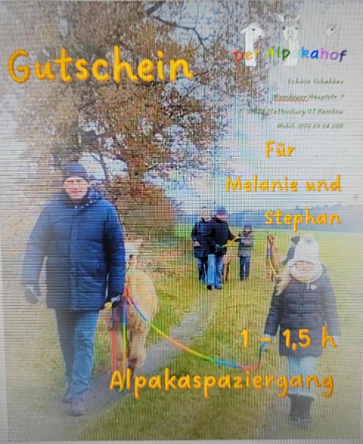Appartamento Maerchenhaft Urlauben Auf Dem Alpakahof Rambow Esterno foto